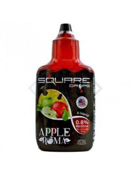 E-liquido SQUARE DROPS 25ml - Couleur :Apple Roma