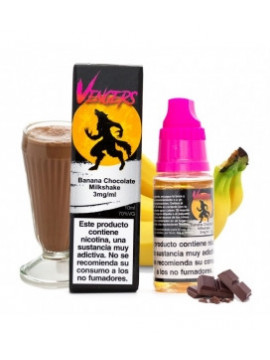 Banana Chocolate Milkshake - Hangsen Vengers - Nicotina : 3 mg, Tamaño : 10 ml