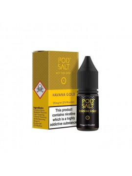 Havana Gold - Pod Salt - Nicotina : 20 mg, Tamaño : 10 ml
