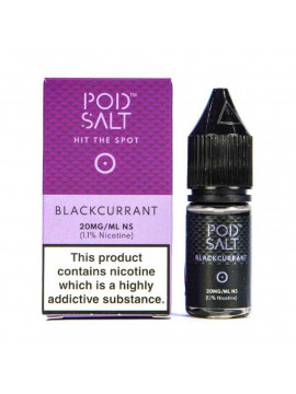 Blackcurrant - Pod Salt - Nicotina : 20 mg, Tamaño : 10 ml